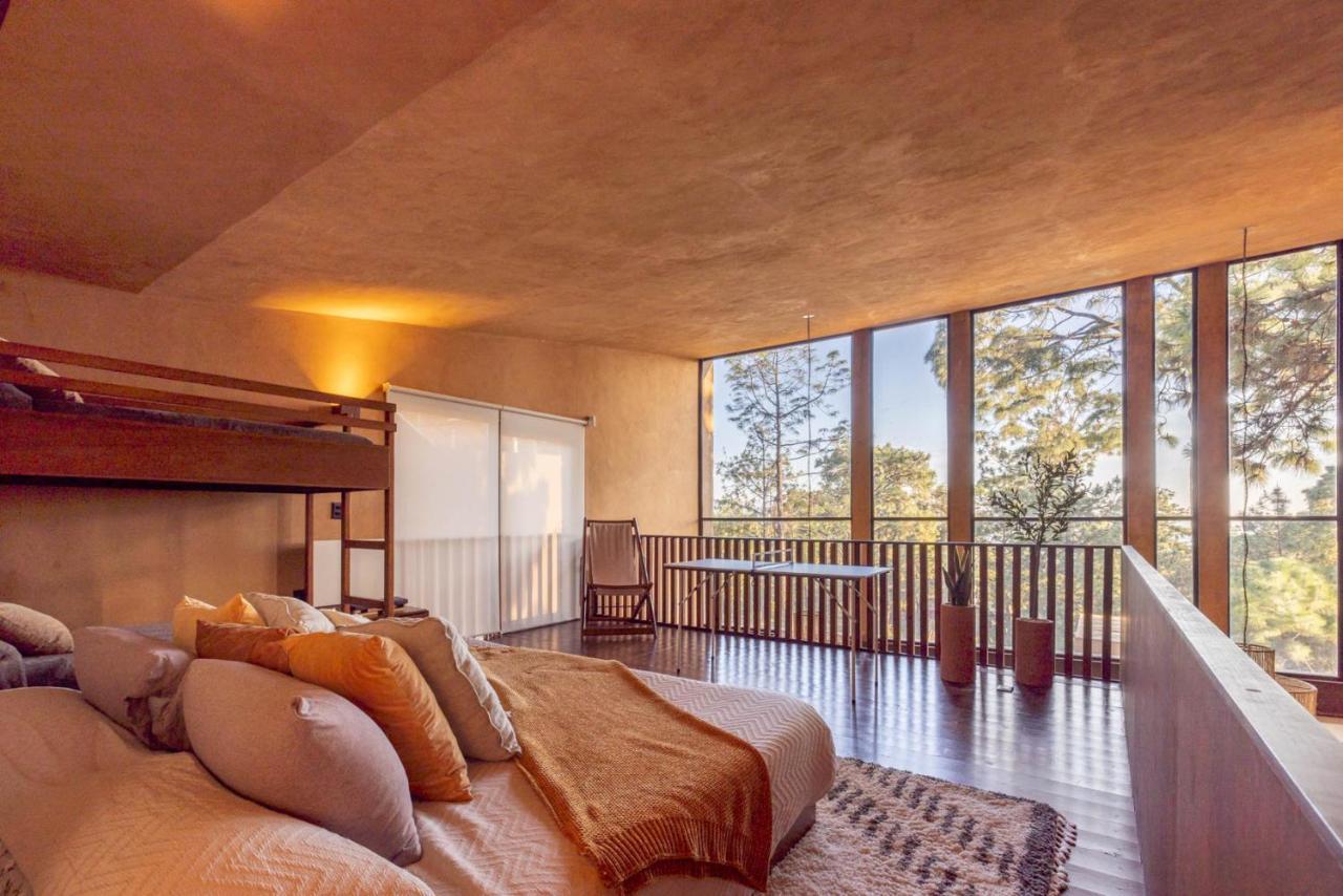 Cabana Lujo Con Alberca Climatizada Vistas Al Bosque De Mazamitla Exterior photo